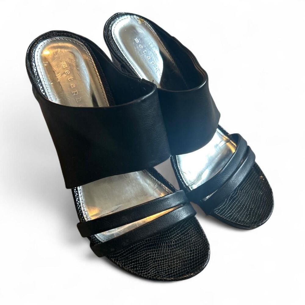 Metaphor Women's Black Mules